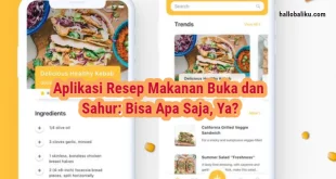 Aplikasi Resep Makanan Buka dan Sahur