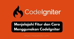 Cara Menggunakan CodeIgniter