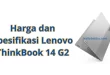 Harga dan Spesifikasi Lenovo ThinkBook 14 G2