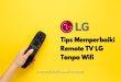 Remote TV LG Tanpa Wifi